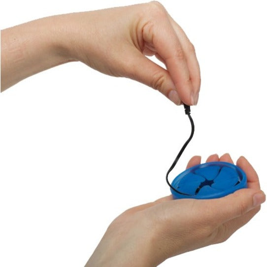 Digital Innovations The Nest - Tangle-Free Earphone / Earbud Case, Durable and Compact - Blue