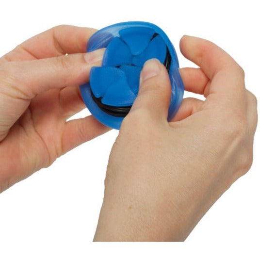 Digital Innovations The Nest - Tangle-Free Earphone / Earbud Case, Durable and Compact - Blue