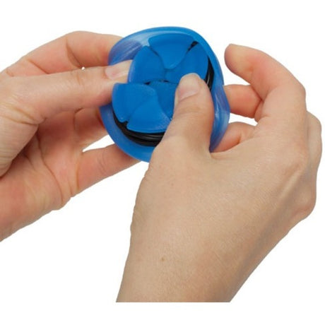 Digital Innovations The Nest - Tangle-Free Earphone / Earbud Case, Durable and Compact - Blue