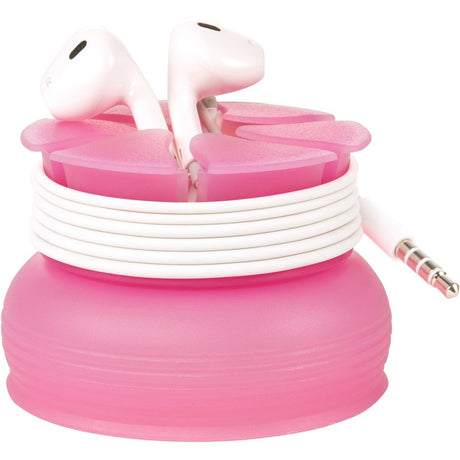 Digital Innovations The Nest - Tangle-Free Earphone / Earbud Case, Durable and Compact - Pink