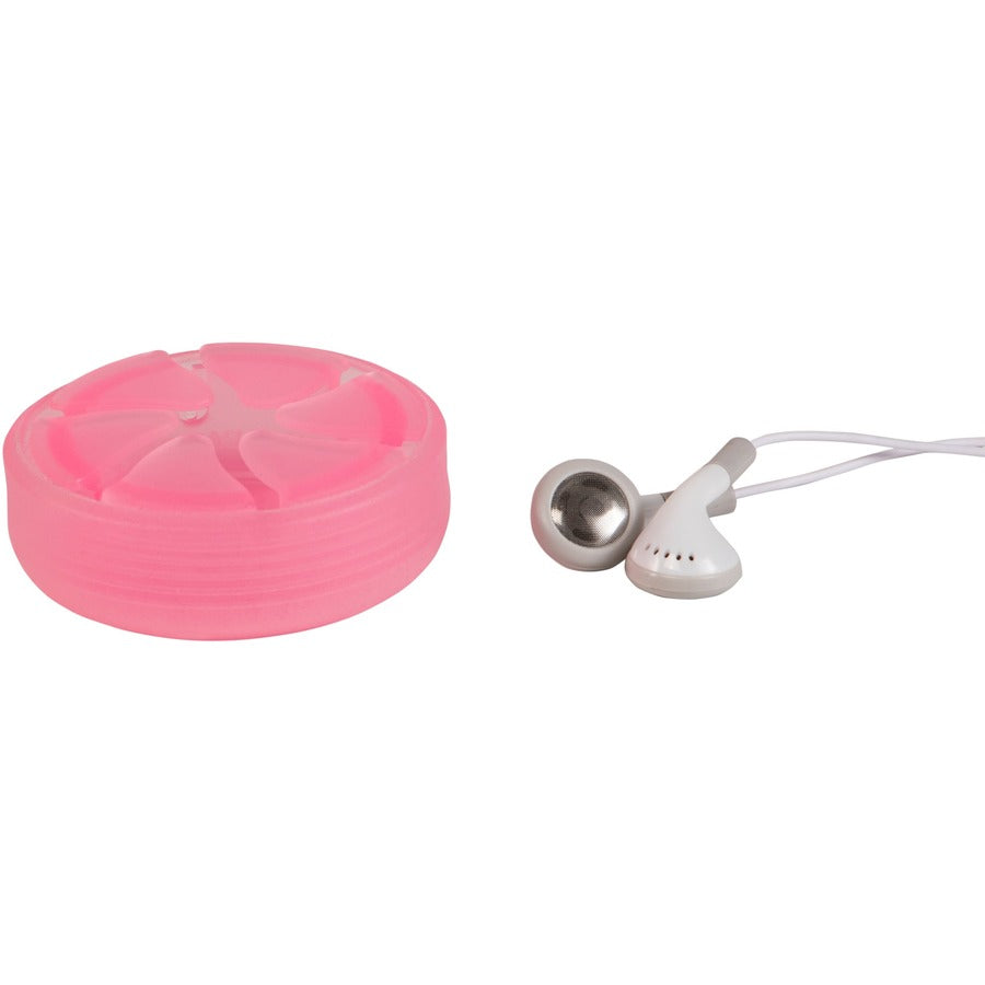 Digital Innovations The Nest - Tangle-Free Earphone / Earbud Case, Durable and Compact - Pink