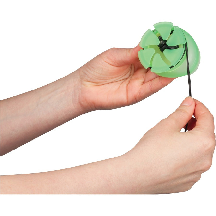 Digital Innovations The Nest - Tangle-Free Earphone / Earbud Case, Durable and Compact - Green