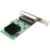 SYBA 4 Port Gigabit Ethernet PCI-e x1 Network Interface Card