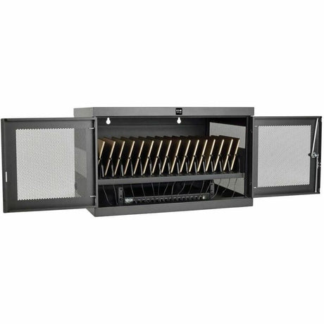 Eaton Tripp Lite Series 16-Device USB Charging Station Cabinet with Sync for iPad and Android Tablets, Wall-Mount and Cart Options, Black
