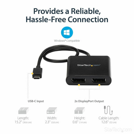 USB-C DP MULTI MONITOR ADAPTER