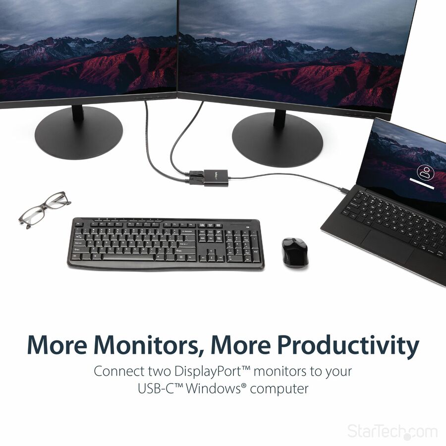 USB-C DP MULTI MONITOR ADAPTER
