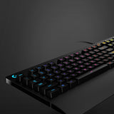 Logitech G213 Prodigy Gaming Keyboard - Wired RGB Backlit Keyboard with Mech-dome Keys, Palm Rest, Adjustable Feet, Media Controls, USB, Compatible with Windows