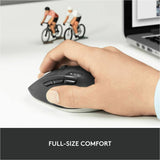 Logitech M720 Triathlon Multi-Device Wireless Mouse, Bluetooth, USB Unifying Receiver, 1000 DPI, 8 Buttons, Black