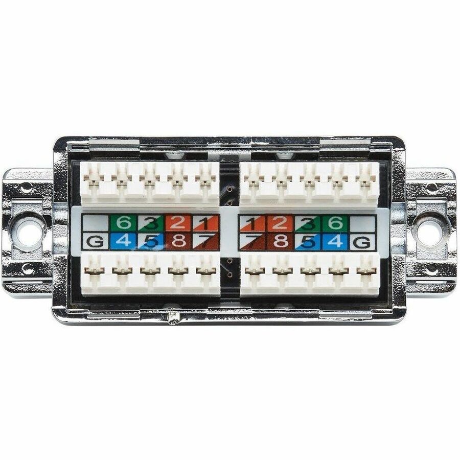 Eaton Tripp Lite Series Cat5e/6 Shielded Surface-Mount Junction Box, 110 IDC, TAA