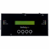 StarTech.com 1:1 Standalone Hard Drive Duplicator and Eraser, SAS/SATA HDD/SSD Cloner/Copier and Disk Eraser/Sanitizer/Wiper, Toolless