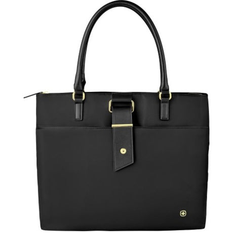 Ana Womens Tote Black Fits 16In