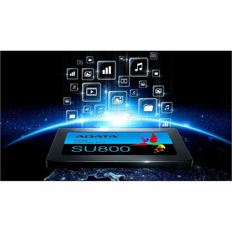 Adata Ultimate SU800 256 GB Solid State Drive - 2.5" Internal - SATA (SATA/600) - Black