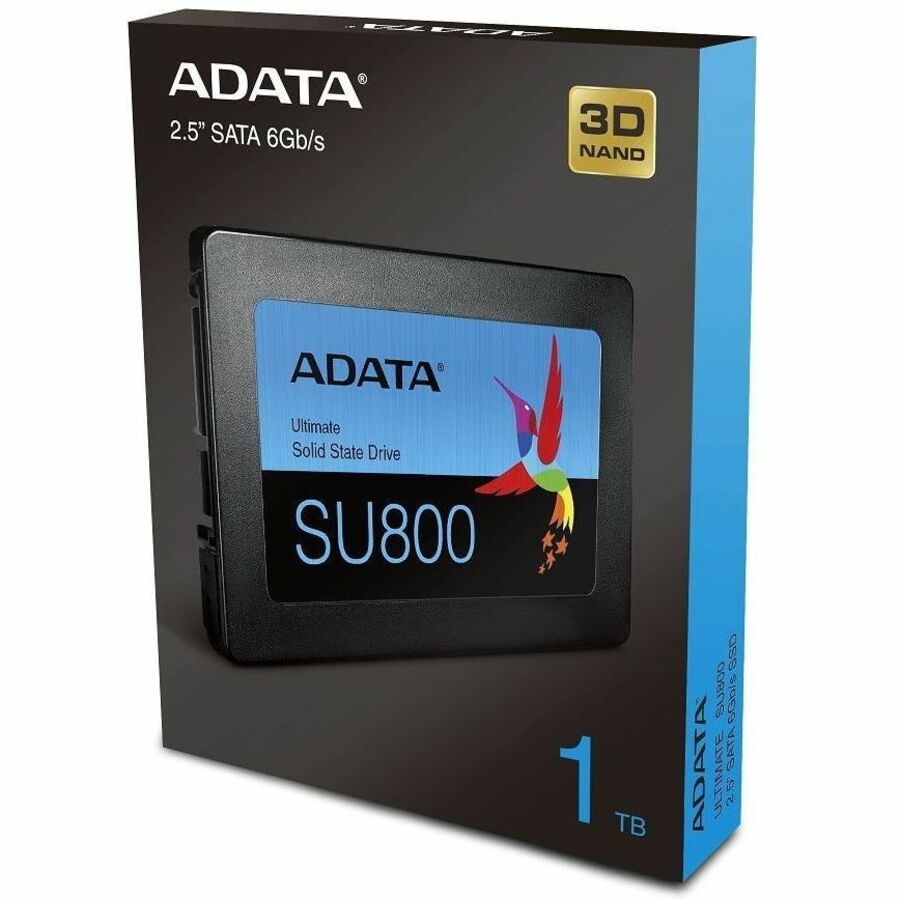 Adata Ultimate SU800 1 TB Solid State Drive - 2.5" Internal - SATA (SATA/600) - Black