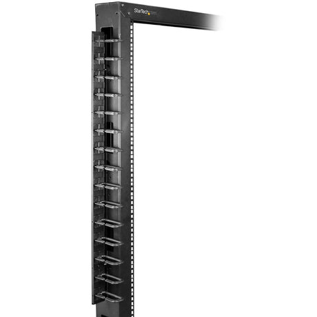 StarTech.com Vertical Cable Organizer with D-Ring Hooks - Vertical Cable Management Panel - 20U - 2.8ft.