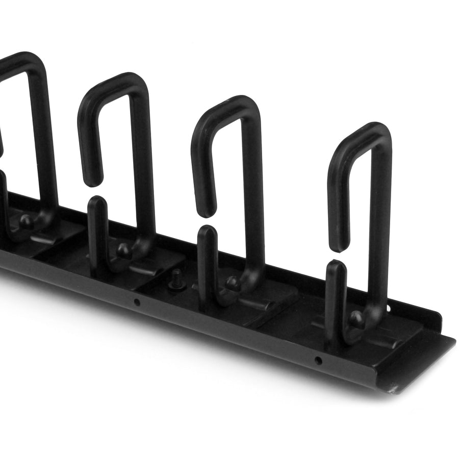 StarTech.com Vertical Cable Organizer with D-Ring Hooks - Vertical Cable Management Panel - 40U - 6 ft.