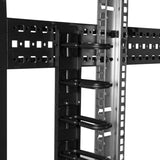 StarTech.com Vertical Cable Organizer with D-Ring Hooks - Vertical Cable Management Panel - 40U - 6 ft.