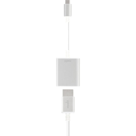 Moshi USB-C to HDMI Adapter, 4K up to 60 fps, Aluminum Casings, Works with MacBook, MacBook Air, MacBook Pro, Surface