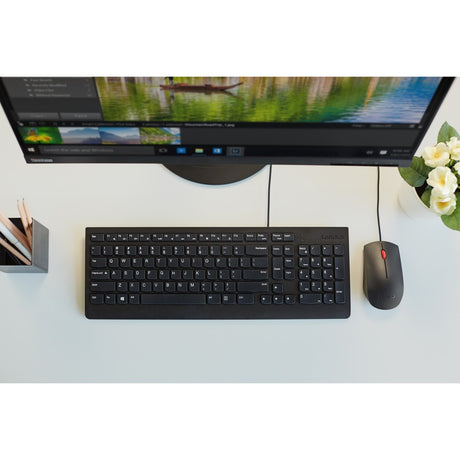 Lenovo Essential Wired Keyboard and Mouse Combo - US English