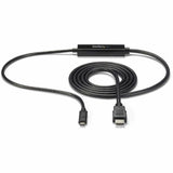 StarTech.com USB C to HDMI Cable - 6 ft / 2m - USB-C to HDMI 4K 60Hz - USB Type C to HDMI - Computer Monitor Cable