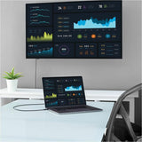 StarTech.com 6ft/2m USB C to VGA Cable - 1920x1200/1080p USB Type C DP Alt Mode to VGA Video Monitor Adapter Cable -Works w/ Thunderbolt 3