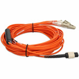 AddOn 9m MPO (Female) to 8xLC (Male) 8-Strand Orange OM1 Fiber Fanout Cable