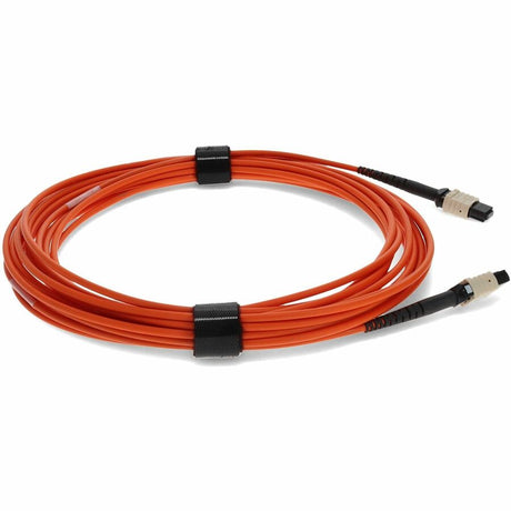AddOn 3m MPO (Female) to MPO (Female) 12-Strand Orange OM1 Crossover Fiber OFNR (Riser-Rated) Patch Cable