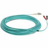 40M LC TO ST M/M OM4 AQUA FIBER