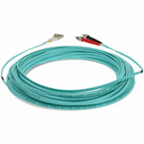40M LC TO ST M/M OM3 AQUA FIBER
