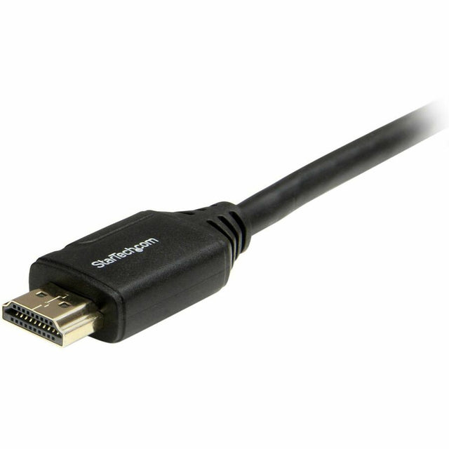 StarTech.com 6ft (2m) Premium Certified HDMI 2.0 Cable with Ethernet, High Speed Ultra HD 4K 60Hz HDMI Cable HDR10, UHD HDMI Monitor Cord