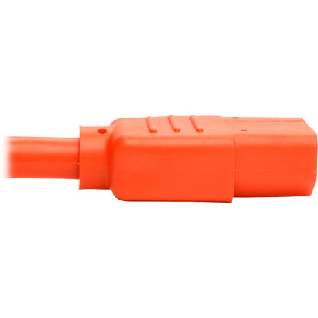 Eaton Tripp Lite Series Heavy-Duty PDU Power Cord, C13 to C14 - 15A, 250V, 14 AWG, 2 ft. (0.61 m), Orange