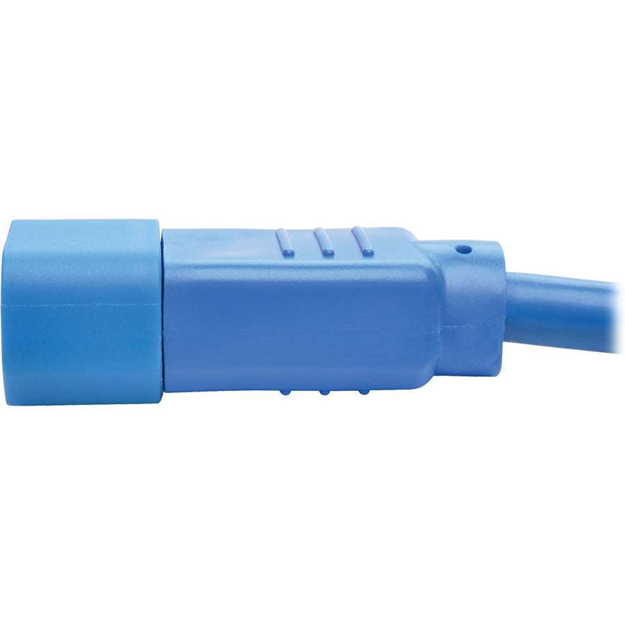 Eaton Tripp Lite Series PDU Power Cord, C13 to C14 - 10A, 250V, 18 AWG, 3 ft. (0.91 m), Blue