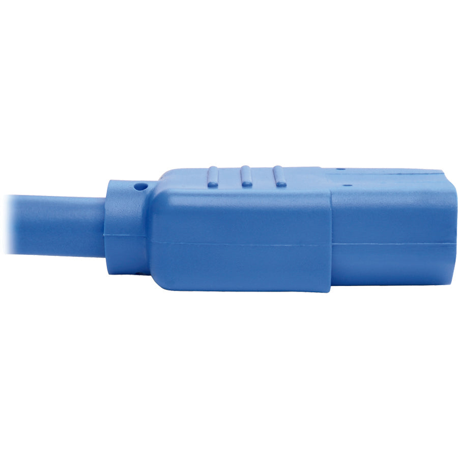 Eaton Tripp Lite Series PDU Power Cord, C13 to C14 - 10A, 250V, 18 AWG, 3 ft. (0.91 m), Blue