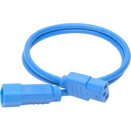 Eaton Tripp Lite Series PDU Power Cord, C13 to C14 - 10A, 250V, 18 AWG, 3 ft. (0.91 m), Blue
