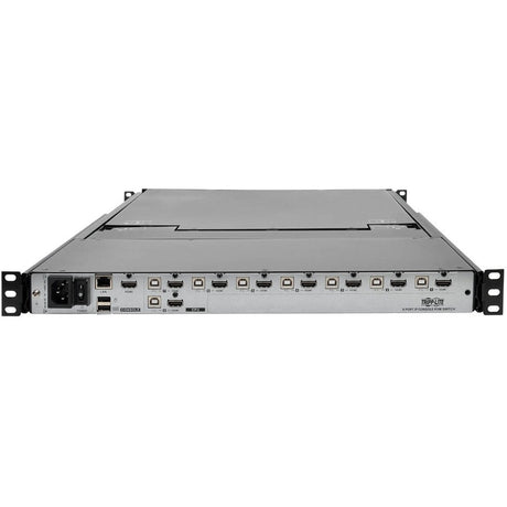 Eaton Tripp Lite Series NetDirector 8-Port 1U Rack-Mount Console HDMI KVM Switch with 17 in. LCD and IP Remote Access, Dual Rail, TAA