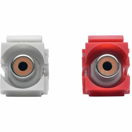 Eaton Tripp Lite Series RCA Female Audio to Screw Terminal Keystone Jack Kit, Red/White