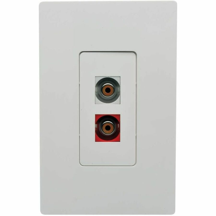 Eaton Tripp Lite Series RCA Female Audio to Screw Terminal Keystone Jack Kit, Red/White