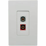 Eaton Tripp Lite Series RCA Female Audio to Screw Terminal Keystone Jack Kit, Red/White