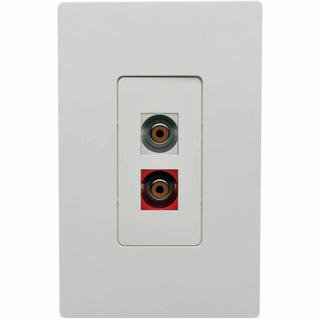 Eaton Tripp Lite Series RCA Female Audio to Screw Terminal Keystone Jack Kit, Red/White