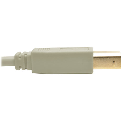 Eaton Tripp Lite Series USB 2.0 A to B Cable (M/M), Beige, 15 ft. (4.57 m)