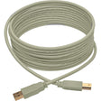 Eaton Tripp Lite Series USB 2.0 A to B Cable (M/M), Beige, 15 ft. (4.57 m)