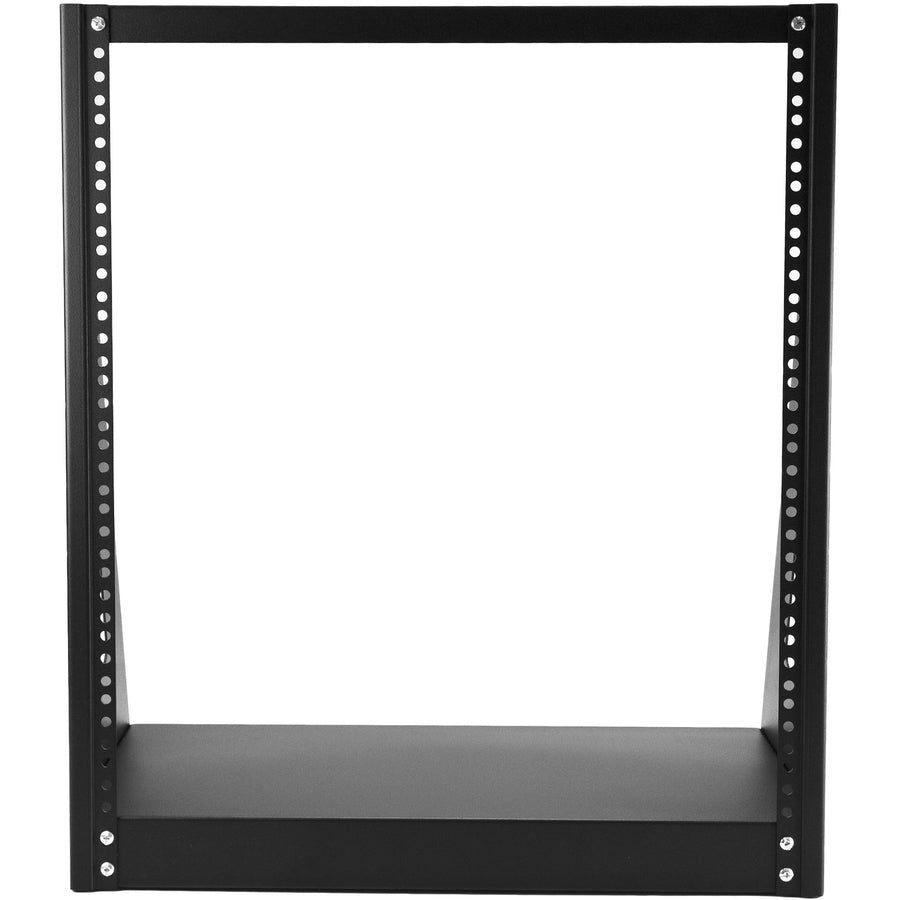 StarTech.com 2-Post 12U Heavy-Duty Desktop Server Rack, Small Open Frame 19in Network Rack for Home/Office IT Equipment, TAA Compliant