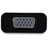 StarTech.com USB C to VGA Adapter with 60W Power Delivery Pass-Through - 1080p USB Type-C to VGA Video Converter w/ Charging - Black