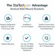 StarTech.com 6U 19-Inch Steel Vertical Rack and Wallmountable Server Rack