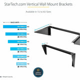 StarTech.com 6U 19-Inch Steel Vertical Rack and Wallmountable Server Rack