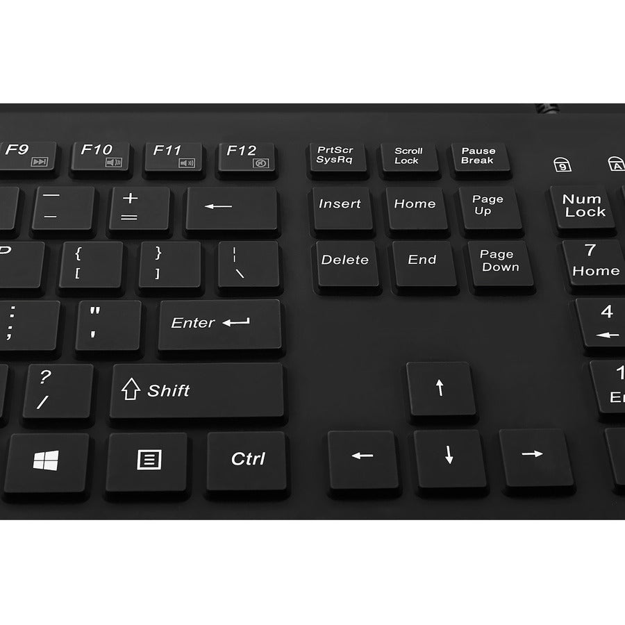 Adesso Antimicrobial Waterproof Desktop Keyboard