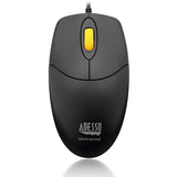 Adesso iMouse W3 Waterproof Antimicrobial Mouse with Magnetic Scroll Wheel