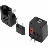 Targus World Travel Power Adapter with Dual USB Charging Ports