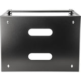 StarTech.com 8U Wall Mount Rack, 14in Deep, 19 inch Wall Mount Network Rack, Wall Mounting Patch Panel Bracket for Switch/IT Equipment