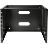 StarTech.com 8U Wall Mount Rack, 14in Deep, 19 inch Wall Mount Network Rack, Wall Mounting Patch Panel Bracket for Switch/IT Equipment
