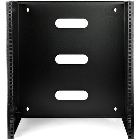 StarTech.com 12U Wall Mount Rack, 14in Deep, 19 inch Wall Mount Network Rack, Wall Mounting Patch Panel Bracket for Switch/IT Equipment